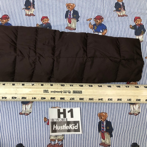 Tommy Hilfiger Quilted Parka Brown Hooded Jacket S - Picture 4 of 8